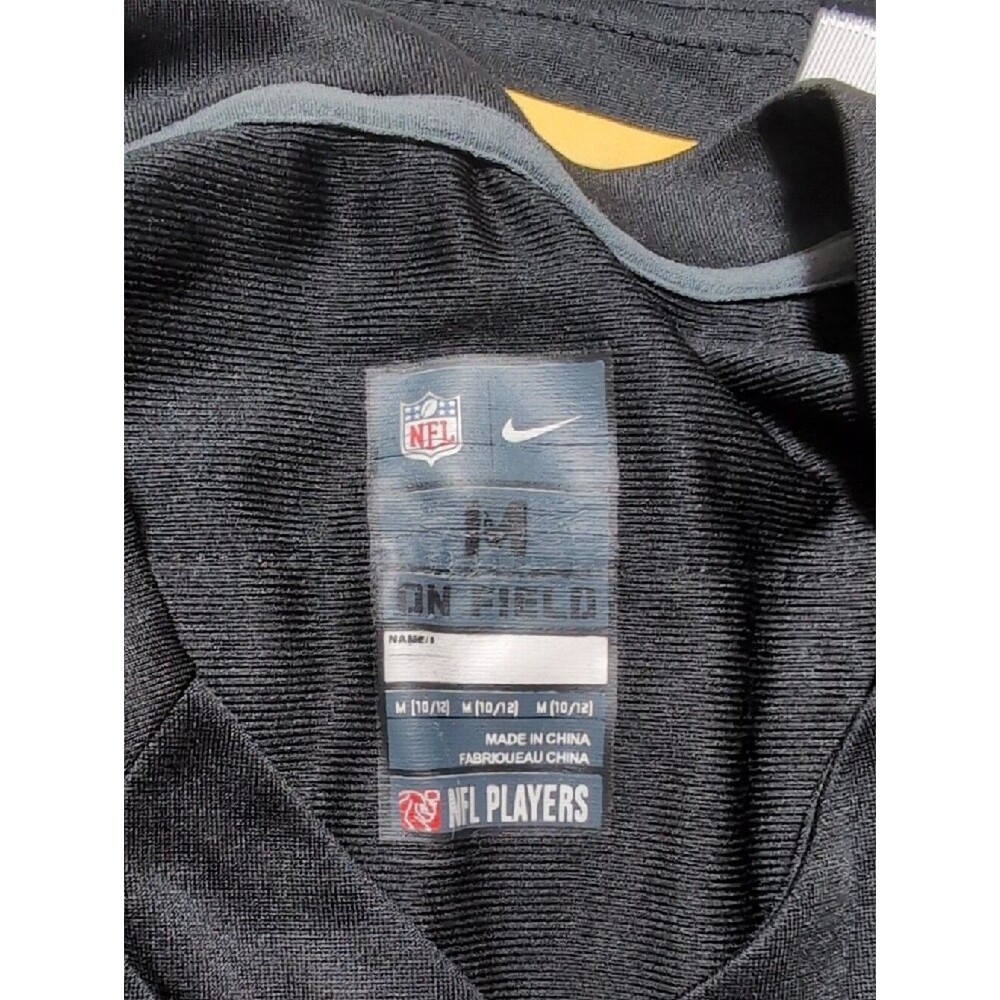 Pittsburgh Steelers NFL Nike On Field Black Football Jersey M 84 Antonio Brown - Picture 8 of 11